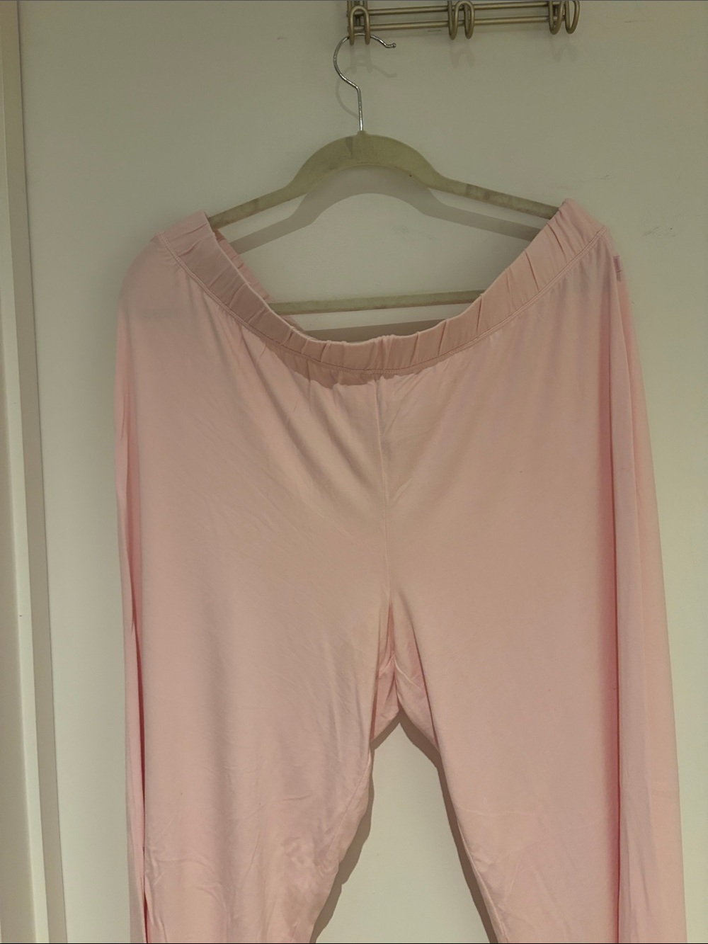 SKIMS Classic Button-Down Pajama Set in Pink Bloom - Picture 7 of 9